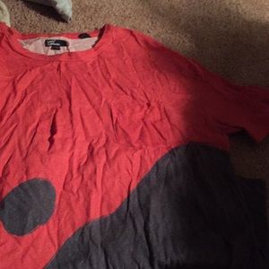 Levi's Red and Gray Pocket Tee